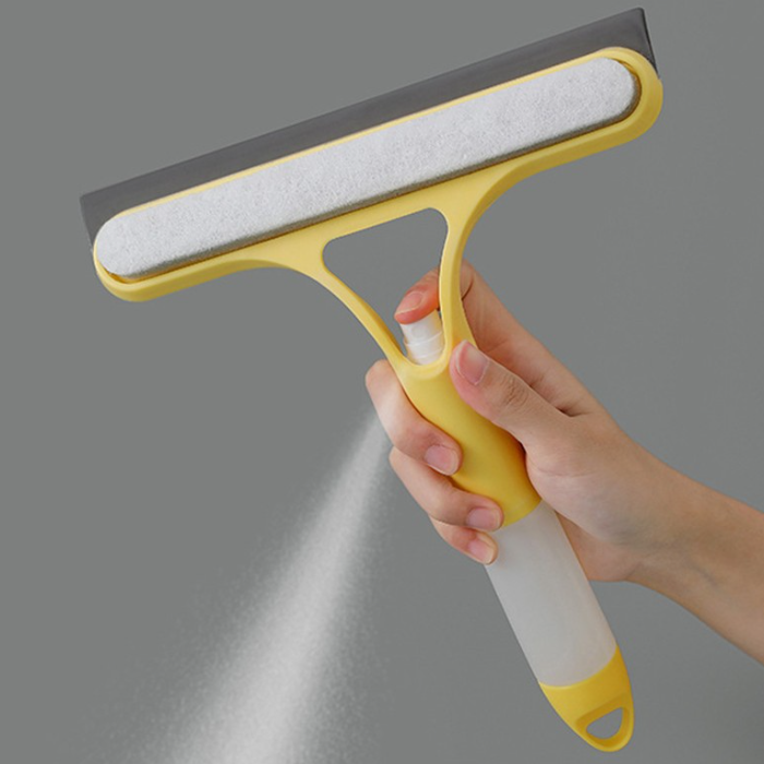 Multi-Function Glass Wiper with Sprayer