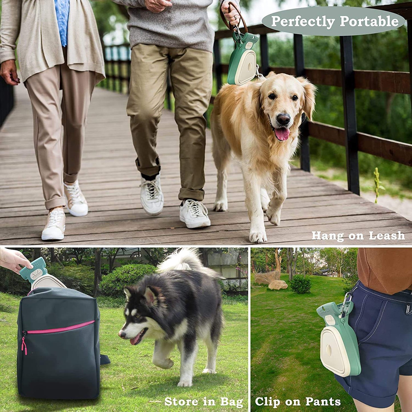 Dog Poop Picker with Bag Holder